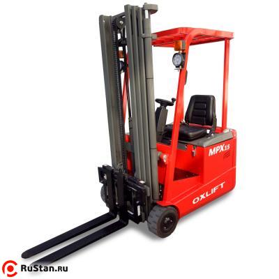 Мини Электропогрузчик OXLIFT MPX15 h3 4500 мм  с боковым смещением каретки фото №1