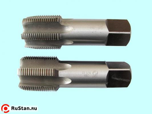 Метчик G 5/8" 9ХС трубный цилиндрический, ручной к-т из 2-х шт. (14 ниток/дюйм) DIN 5157 "CNIC" фото №1 Метчик G 5/8" 9ХС трубный цилиндрический, ручной к-т из 2-х шт. (14 ниток/дюйм) DIN 5157 "CNIC" фото №1
