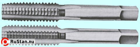 Метчик 1" BSW 55° 9ХС дюймовый, ручной, к-т из 2-х шт. (8 ниток/дюйм) фото №1 Метчик 1" BSW 55° 9ХС дюймовый, ручной, к-т из 2-х шт. (8 ниток/дюйм) фото №1