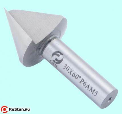 Фреза угловая - зенковка d 6,3х 7.6х 45 конус 60° dхв=5мм Р6АМ5 ц/х Z=1 DIN334 "CNIC" фото №1 Фреза угловая - зенковка d 6,3х 7.6х 45 конус 60° dхв=5мм Р6АМ5 ц/х Z=1 DIN334 "CNIC" фото №1