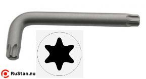Ключ TORX  Т 9 L 48х16мм CrV "CNIC" фото №1