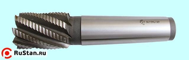 Фреза Концевая d60,0х 75х233 к/х  Р6АМ5  Z=8 КМ5 обдирочная со стружколомом "CNIC" фото №1
