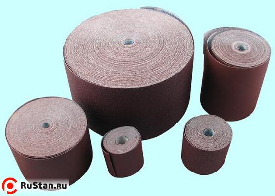 Шлифшкурка Бобина №  4Н (P240) 14А на тканевой основе, водостойкая (бобина 0,075х 5метров) "CNIC" фото №1