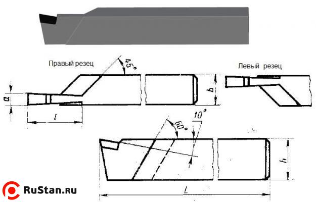 Резец Отрезной 16х10х100х3 ВК8 фото №1