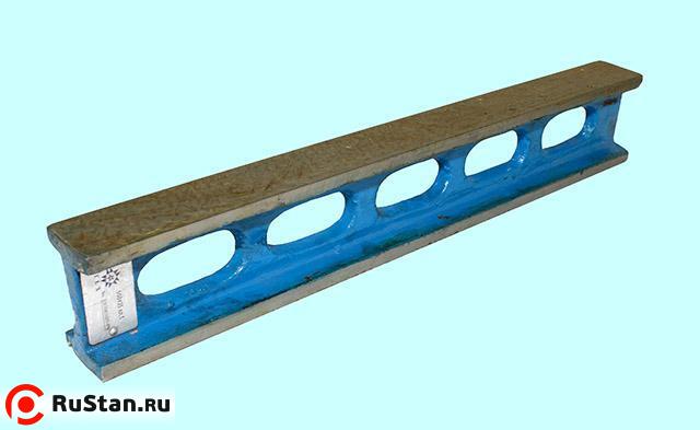 Линейка Поверочная тип ШД-1500х70мм кл.точн.1 с широкой раб. пов-тью двутаврового сечения чугунная, шаброванная "TLX" фото №1