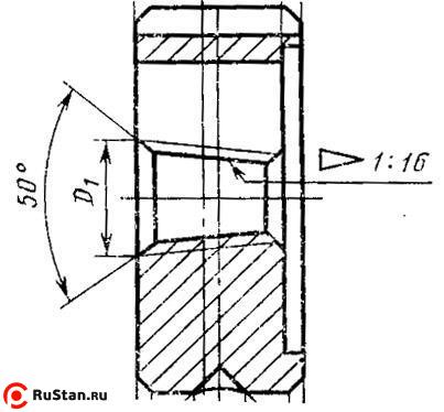 Плашка Трубная коническая   R    1/2", 14 ниток/дюйм, dнар.45мм "TLX" фото №1