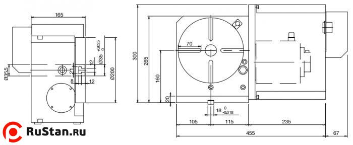 Размеры стола CNC-200R фото №2 Размеры стола CNC-200R фото №2