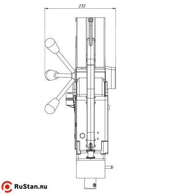 Сверлильный станок MBSR-100 - габариты фото №5 Сверлильный станок MBSR-100 фото №5