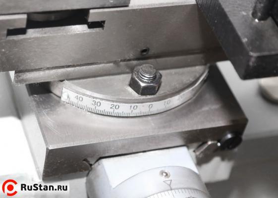 Для удобства нарезания конусов на станке предусмотрена возможность поворота верхней продольной салазки на угол ±60° фото №7 METAL MASTER X32100K фото №7