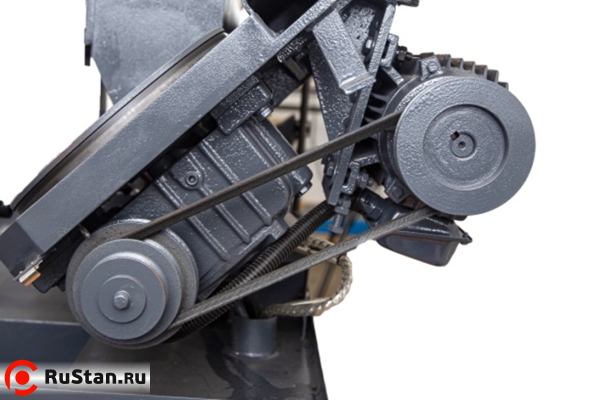 Регулировка скорости осуществляется с помощью ступенчатого шкива фото №10 METAL MASTER MGH-300Z фото №10