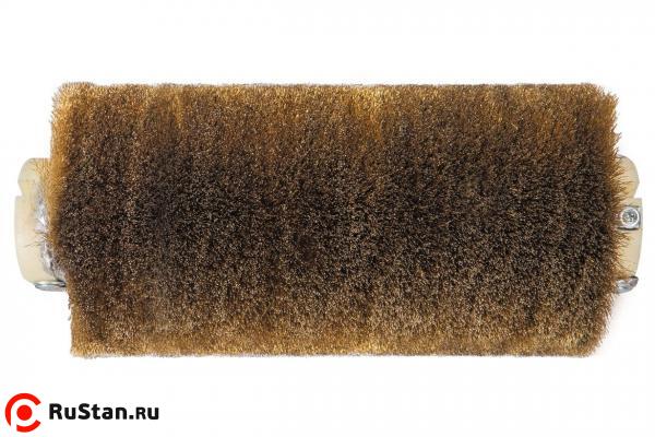 Щетка брашировальная фото №2 Брашировальная щетка валик Д130х410х30мм, ворс гофрированный стальной латунированный d0,20 мм, универсальная для JET JWDS-1632; JWDS-1836; JWDS-2244 и PM2244 фото №2