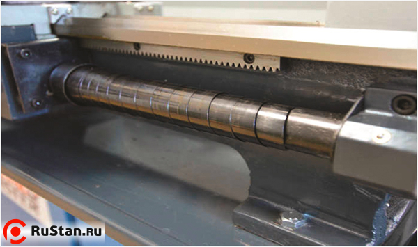 Телескопическая защита ходового винта от стружки эффективно защищает ходовой винт от износа. фото №14 METAL MASTER MML 2550MV фото №14