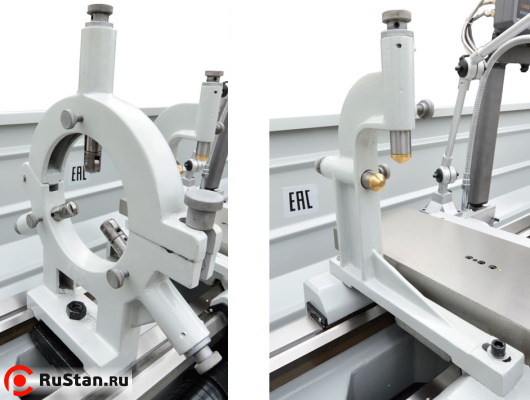 Станок «в базе» комплектуется подвижным и неподвижным люнетами. фото №12 METAL MASTER Z51200 DRO RFS фото №12