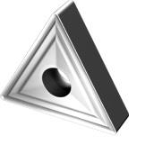 Пластина TNUM  - 220408  Т5К10(Н30) трехгранная dвн=5мм (01114) со стружколомом