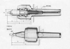 Центр Вращающийся  КМ-5 усиленный,высокоскоростной,с повыш-ой точностью 2600 об/мин биение 0,007 