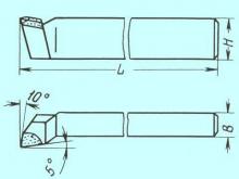 Резец Подрезной отогнутый 25х20х140 ВК8
